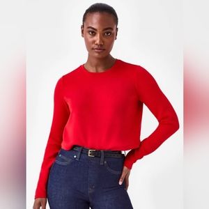 Spanx airessentials cropped long sleeve top